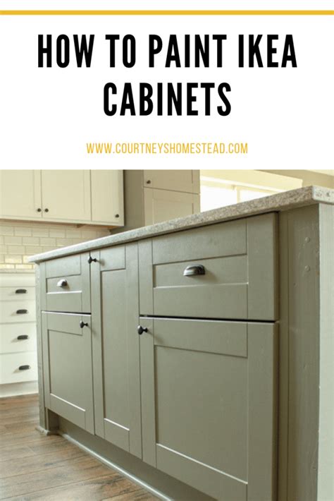 painting ikea vennidge cabinets